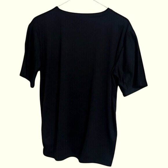 Dont Be Salty Graphic Black Tee XL 100% Polyester Short Sleeve Shirt - Picture 4 of 5